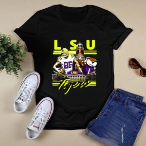 Lsu Tigers Mason Taylor 86 Football Tiger Stadium Landmarks T-Shirt
