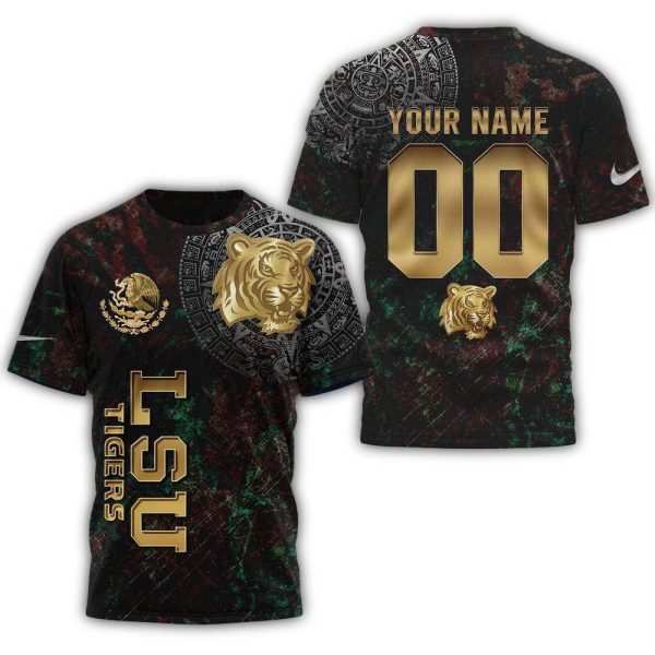 LSU Tigers Mexican Heritage New Unisex 3D Shirt 1