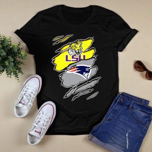 Lsu Tigers Patriots Crossover Claw Marks T-Shirt