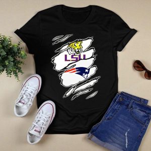 Lsu Tigers Patriots Scratch Claw Marks T-Shirt