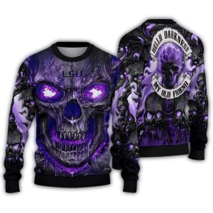 Lsu Tigers Skull Intensity Ugly Sweater
