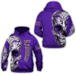 Lsu Tigers Skull Sugar Floral All Over Print Hoodie