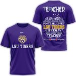 Lsu Tigers Teacher Teach Love Inspire All-Over Print T-Shirt