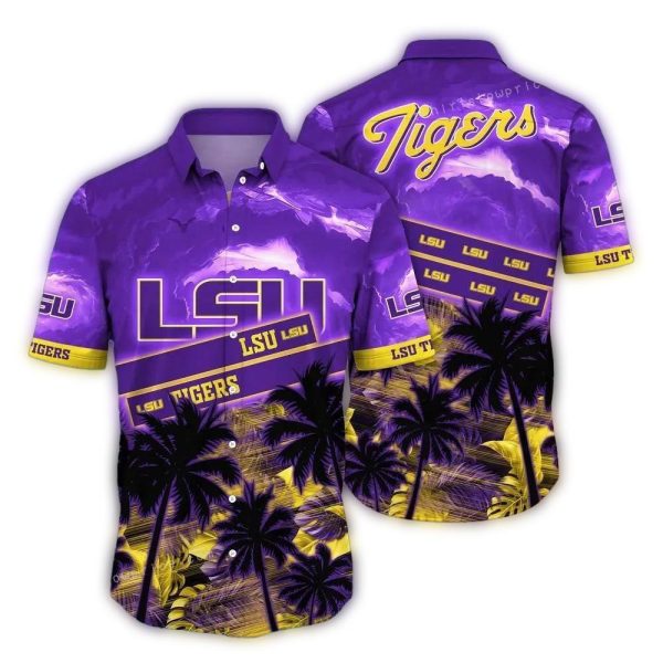 LSU Tigers Tropical Summer Vacation Hawaiian Shirt 1