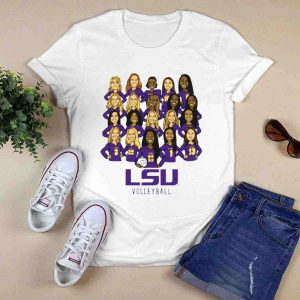 Lsu Tigers Volleyball Nil Womens Team Players T-Shirt