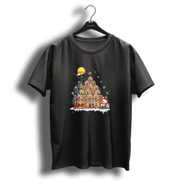 Labradoodle Christmas Tree Santa Snowflakes Reindeer Pine T Shirt 1 t shirt 1