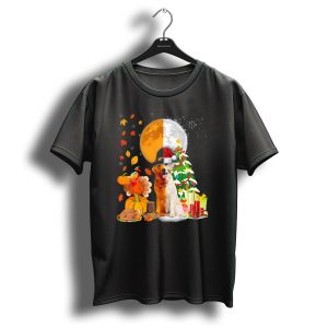 Labrador Retriever Dog Happy Thanksgiving Christmas T-Shirt
