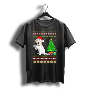 Labrador Retriever Santa Christmas Tree Festive T-Shirt