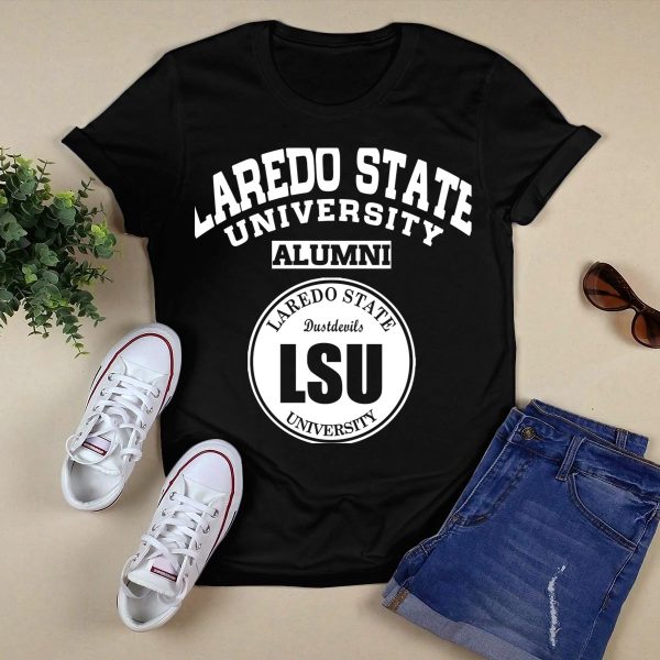 Laredo State University Alumni LSU Dustdevils T Shirt Black 1