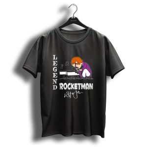 Legend Rocketman Piano Peanuts Christmas T Shirt