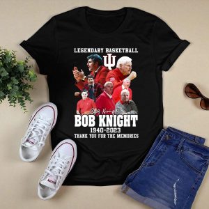 Legendary Basketball Bob Knight 1940 2023 Thank You For The Memories Shirt