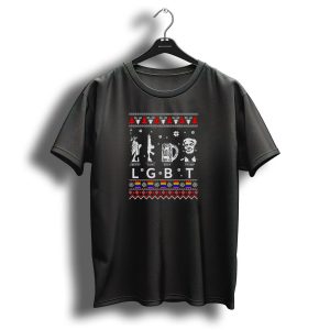 Lgbt Liberty Guns Beer Trump Christmas T Shirt 1