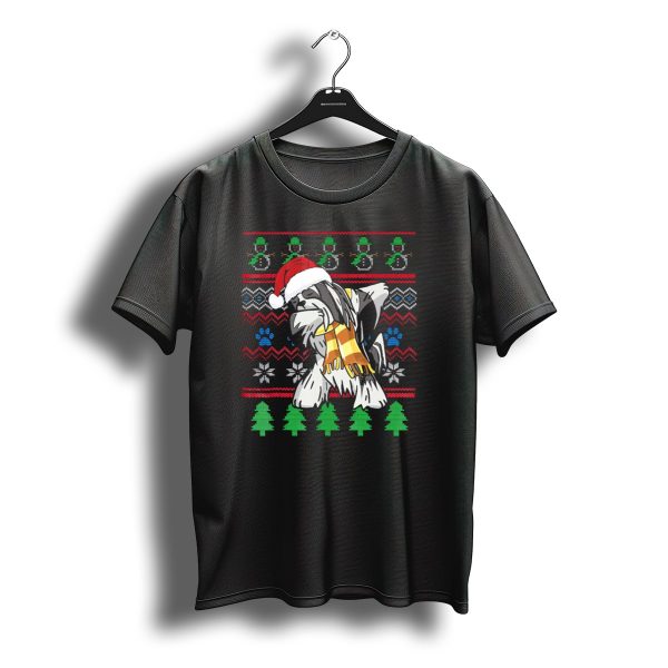 Lhasa Apso Dabbing Christmas Santa Uglystyl T Shirt t shirt 1