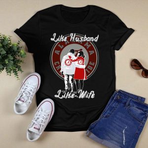 Like Husband Like Wife Alabama Crimson Tide T Shirt