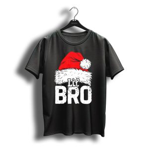 Lil Bro Santa Hat Christmas T-Shirt