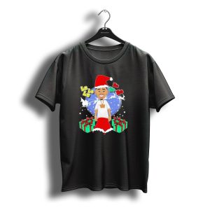 Lil Foo Christmas Le Le Ho Ho Holiday Santa And Gifts T-Shirt