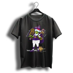 Los Angeles Lakers Grinch Christmas Basketball Mashup T-Shirt