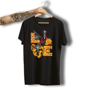 Love Great Dane Halloween Pumpkin Candy Webs T-Shirt