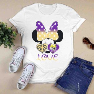 Love Lsu Saints Minnie Bow T-Shirt
