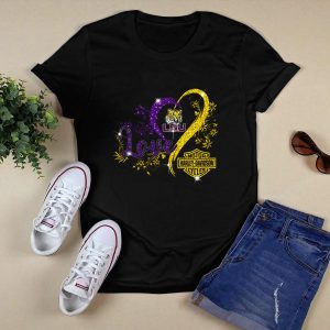 Love Lsu Tigers Hd Motorcycles T-Shirt