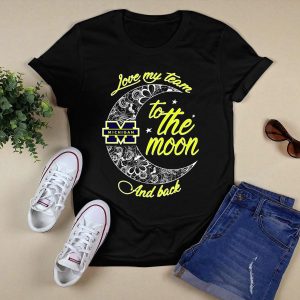 Love My Team To The Moon And Back Michigan Wolverines T-Shirt