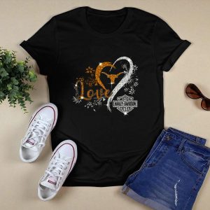 Love Na1 Texas Longhorns Motor Hd Cycles T-Shirt