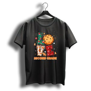 Love Second Grade Cookie Christmas T-Shirt