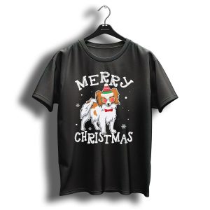 Lovely Papillon Merry Christmas Noel Hat T-Shirt