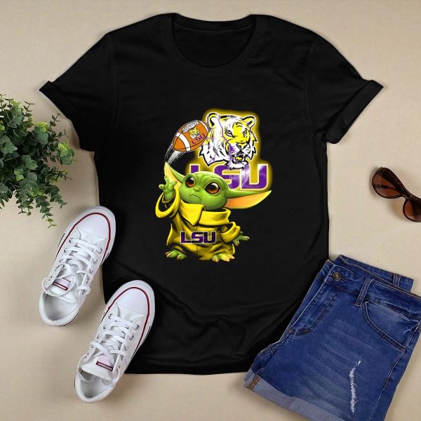 Lsu Tiger Football Baby Character Chtnca9014 T Shirt Black 1