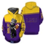 Lsu Tigers Baby Groot For Fans All Over Print Hoodie