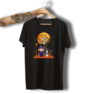 Lsu Tigers Halloween Full Moon Pumpkin 495 L1Ttt T-Shirt