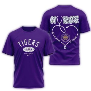 Lsu Tigers Nurse Appreciation Day All-Over Print T-Shirt