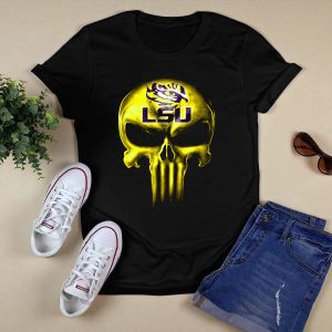 Lsu Tigers Skull T-Shirt