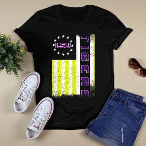 Lsu Tigers Stars And Stripes T-Shirt