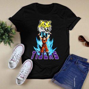 Lsu Tigers Super Saiyan Goku Power Up T-Shirt