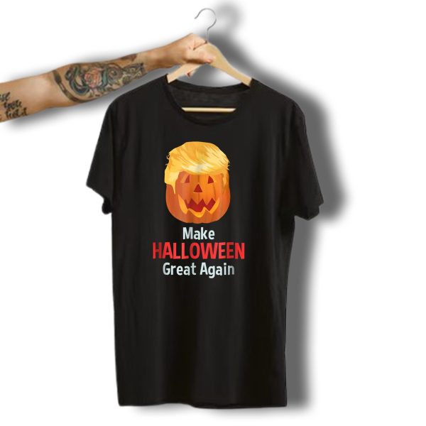 Make Halloween Great Again Funny Trumpkin Pumpkin T Shirt t shirt 1