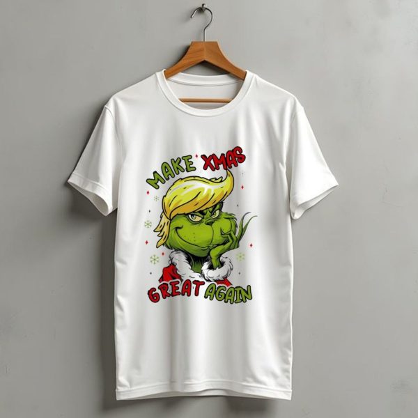 Make Xmas Great Again Grinch Trump Hair Christmas T Shirt 1 t shirt 1