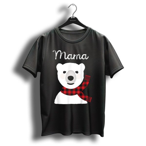 Mama Bear Christmas Buffalo Plaid Family Matching T Shirt 1 t shirt 1