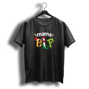 Mama Elf Elf Squad Family Christmas Matching T-Shirt