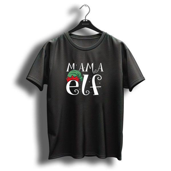 Mama Elf Holiday Family Christmas Moms T Shirt 1 t shirt 1