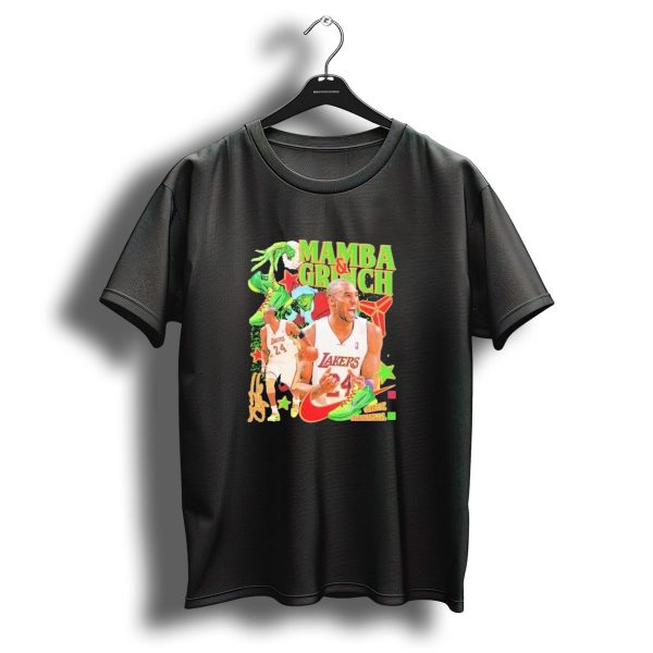 Mamba And Grinch Stole Christmas Kobe Bryant Lakers T Shirt 1 t shirt 1