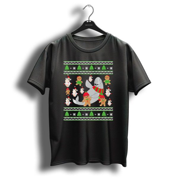 Manatee Sea Cow With Gingerbread Cookies Christmas T Shirt 1 t shirt 1