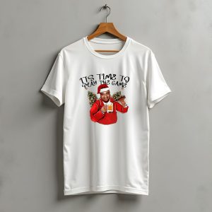 Marc Anderson It'S Time To Play The Game Christmas Beer Santa T-Shirt