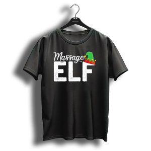 Massage Elf Christmas Hat T-Shirt