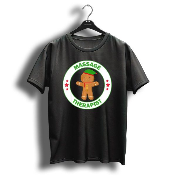 Massage Therapist Christmas Gingerbread Elf T Shirt 1 t shirt 1