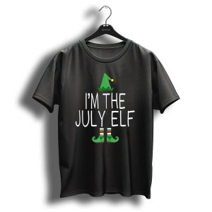 Matching Family Christmas In July Funny Im The July Elf T-Shirt