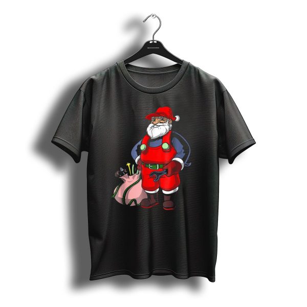 Mechanic Engineer Santa Claus Christmas Humor T Shirt t shirt 1