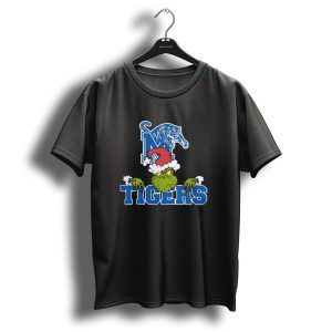 Memphis Tigers Grinch Christmas Football Ncaa T-Shirt