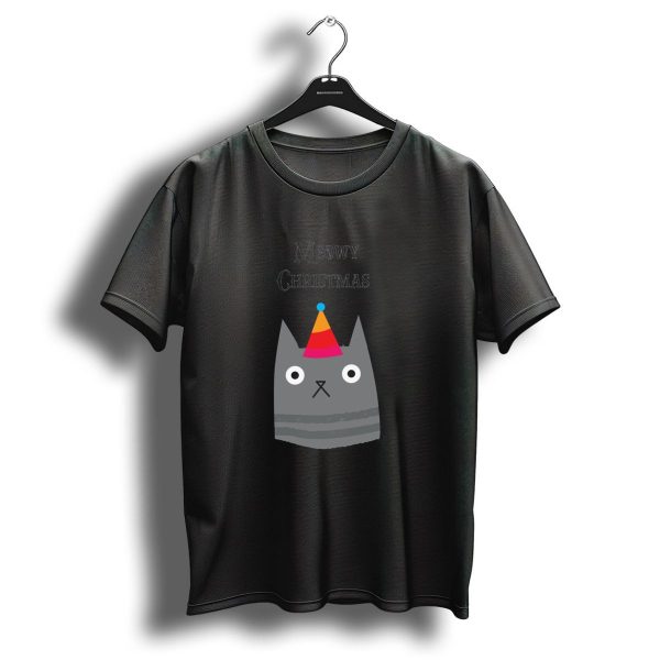 Meowy Christmas Party Cat T Shirt 1 t shirt 1