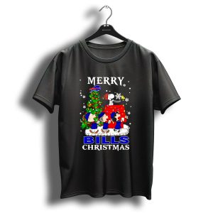 Merry Bills Christmas Peanuts Buffalo Bills T Shirt